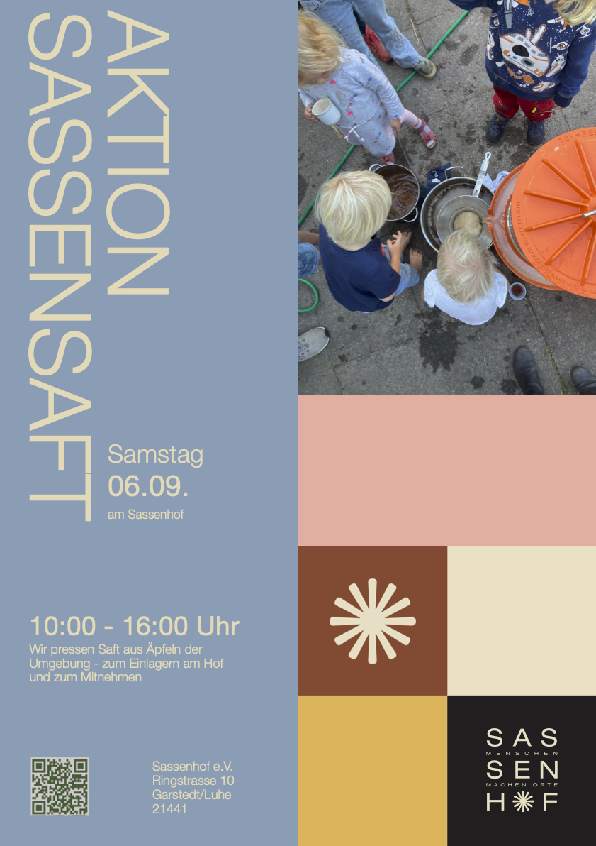 Einladung Aktion Sassen-Saft