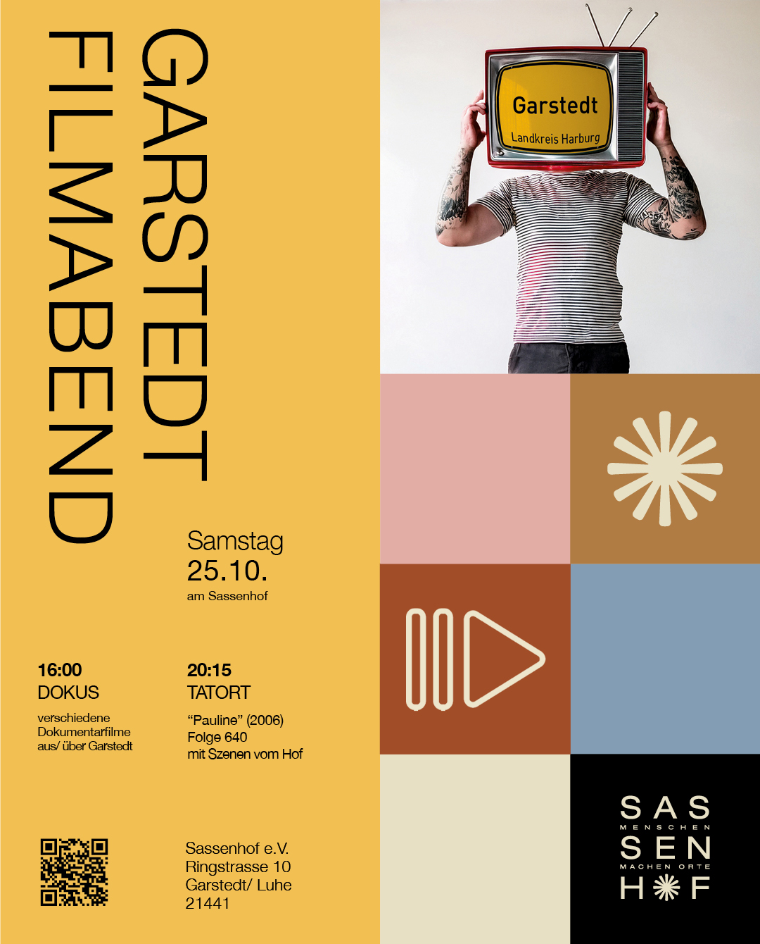 Einladung zum Filmabend Garstedt am 25.10.2025